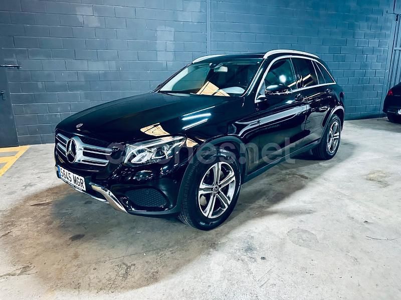 Usado Mercedes GLC220 170 CV (125 kW) 2017 Negro SUV