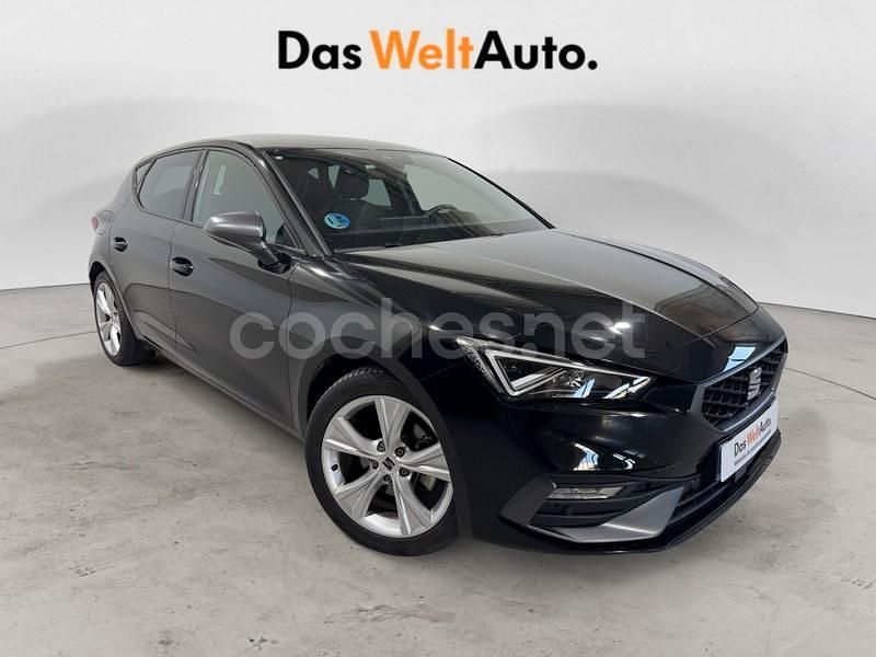 Usado Seat Leon FR 110 CV (80 kW) 2024 Negro Berlina