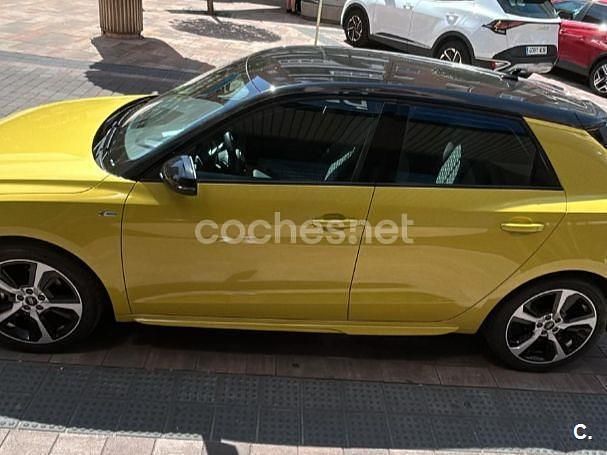 Amarillo Usado 2021 Audi A1 Sportback S-Line Utilitario | 21.500 € (Precio justo) - Imagen 1/4