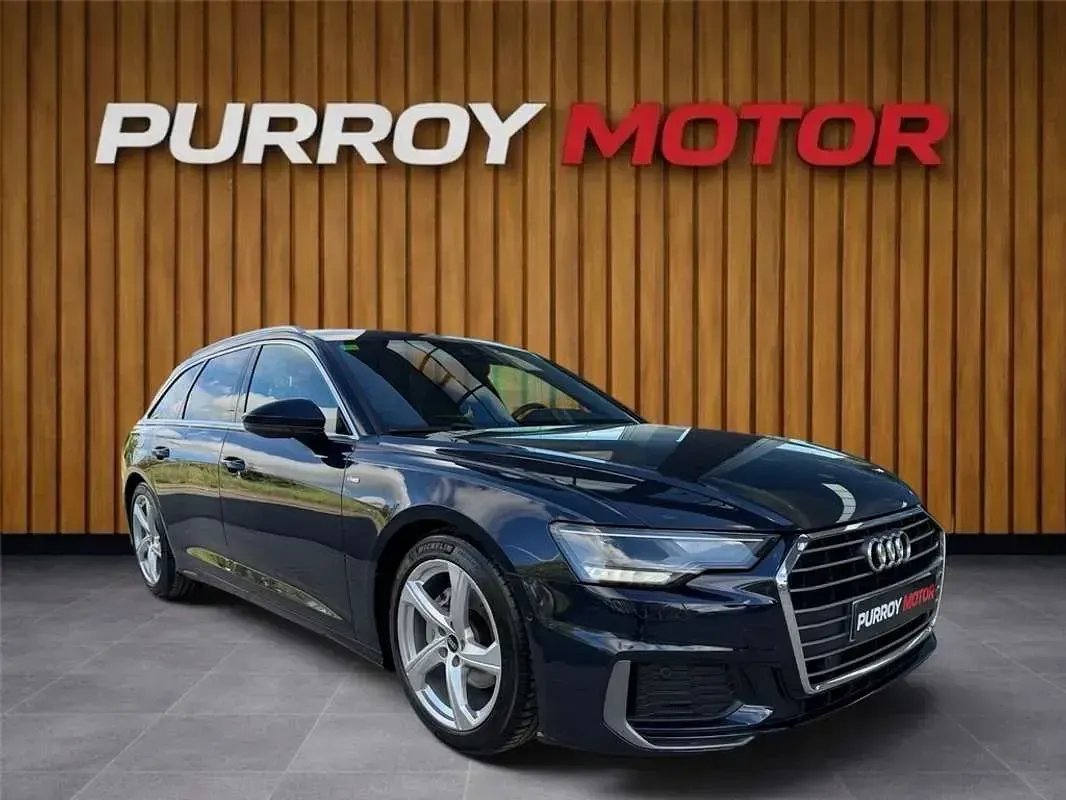 Usado Audi A6 S-Line 204 CV (150 kW) 2022 Azul Familiar