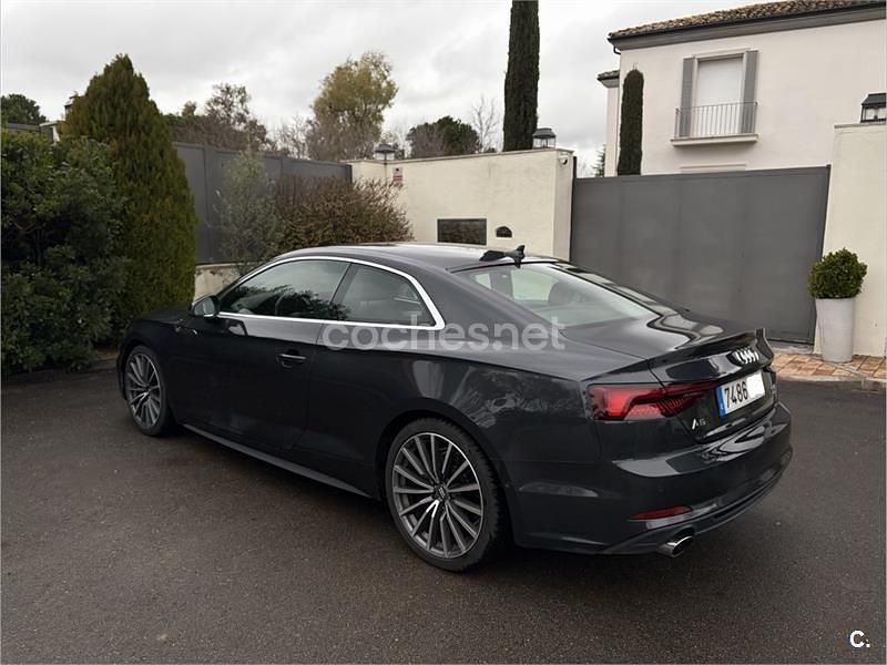 Usado Audi A5 S-Line 190 CV (139 kW) 2018 Gris / plata Coupe