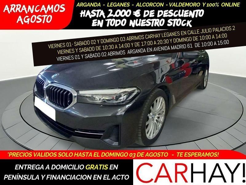 Gris Usado 2021 BMW 530 Familiar | 29.090 € - Imagen 1/4