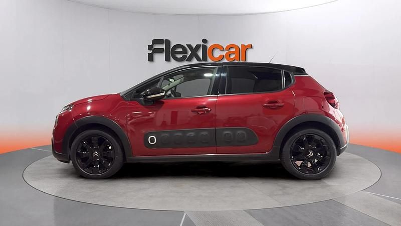 Usado Citroën C3 PureTech 82 CV (60 kW) 2018 Rojo Utilitario