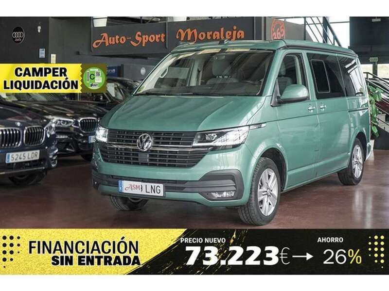 Verde Usado 2021 VW T6.1 Beach Van | 50.900 € (Precio justo) - Imagen 1/4