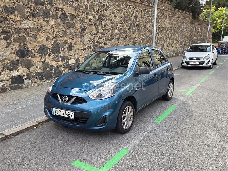 Azul Usado 2016 Nissan Micra Visia Utilitario | 9500 € (Precio justo) - Imagen 1/4