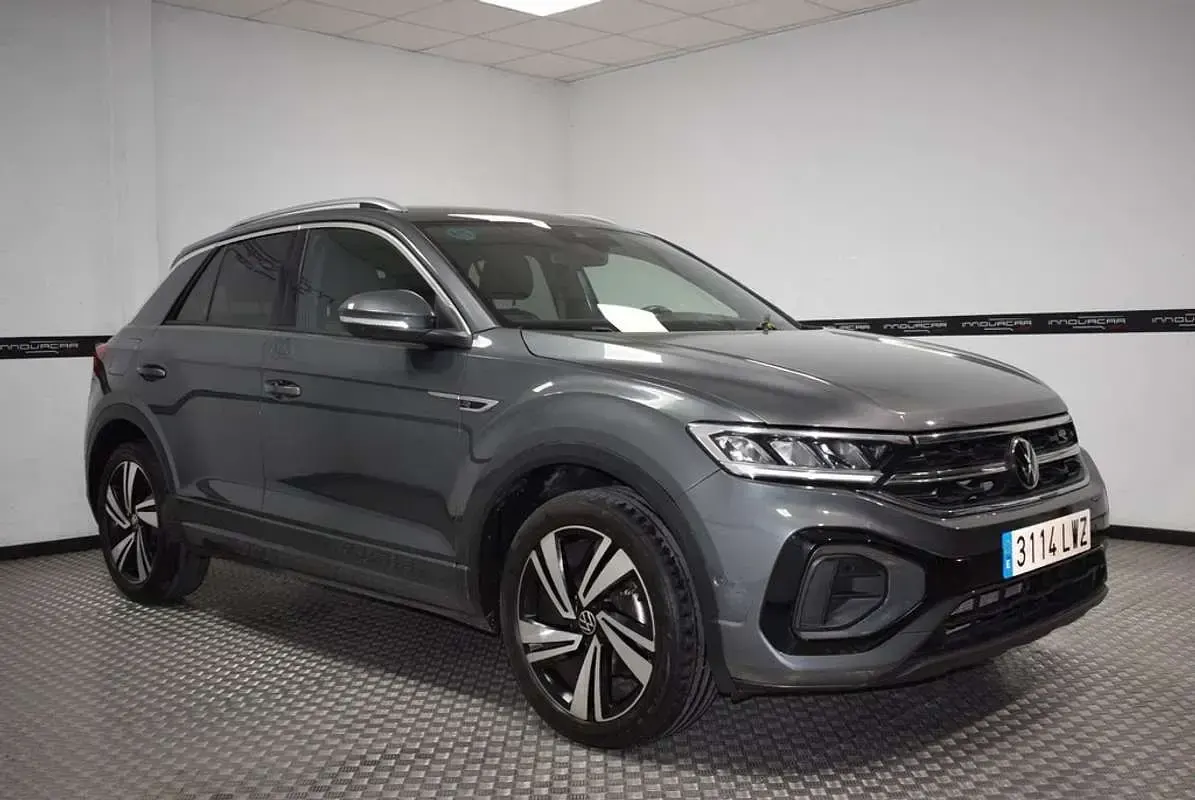 Usado VW T-Roc R-line 150 CV (110 kW) 2022 Gris SUV