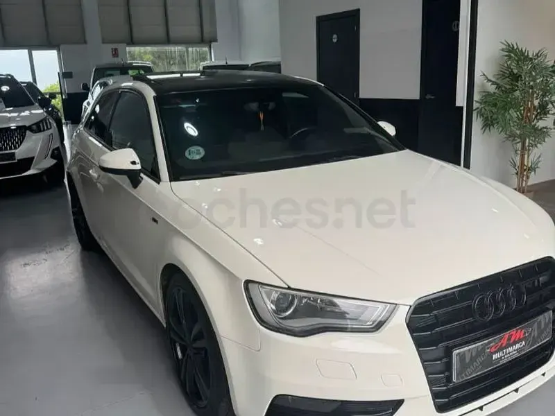 Usado Audi A3 Ambition 150 CV (110 kW) 2013 Blanco Berlina