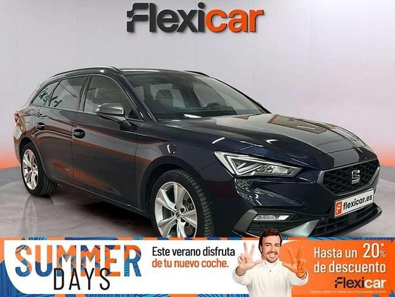 Azul Usado 2022 Seat Leon FR Familiar | 20.090 € (Buen precio) - Imagen 1/4