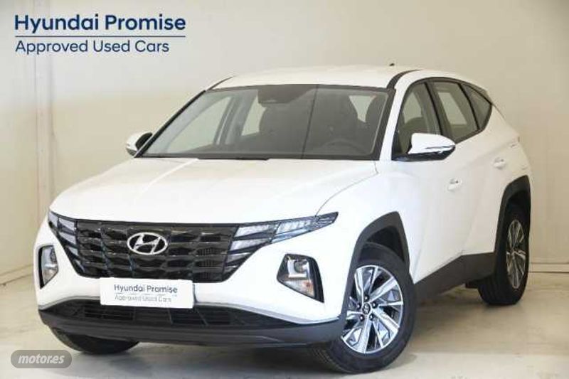 Atlas white Usado 2024 Hyundai Tucson SUV | 23.990 € (Buen precio) - Imagen 1/4