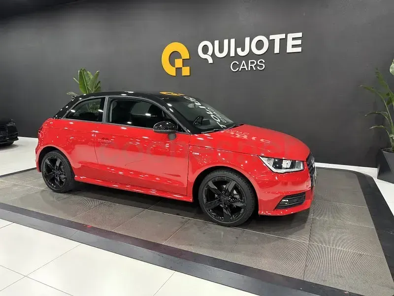 Usado Audi A1 S-Line 95 CV (69 kW) 2017 Rojo Utilitario
