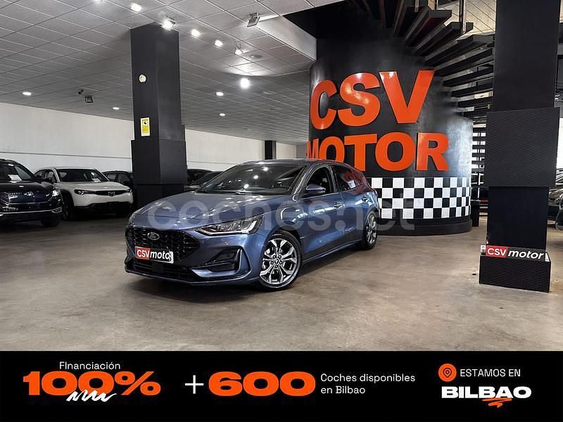 Azul Usado 2023 Ford Focus ST-Line Berlina | 17.250 € (Buen precio) - Imagen 1/4