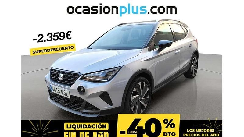 Plateado Usado 2024 Seat Arona FR SUV | 19.156 € (Precio justo) - Imagen 1/4