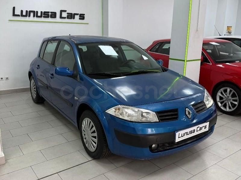 Usado Renault Mégane II Expression 80 CV (58 kW) 2003 Azul Berlina