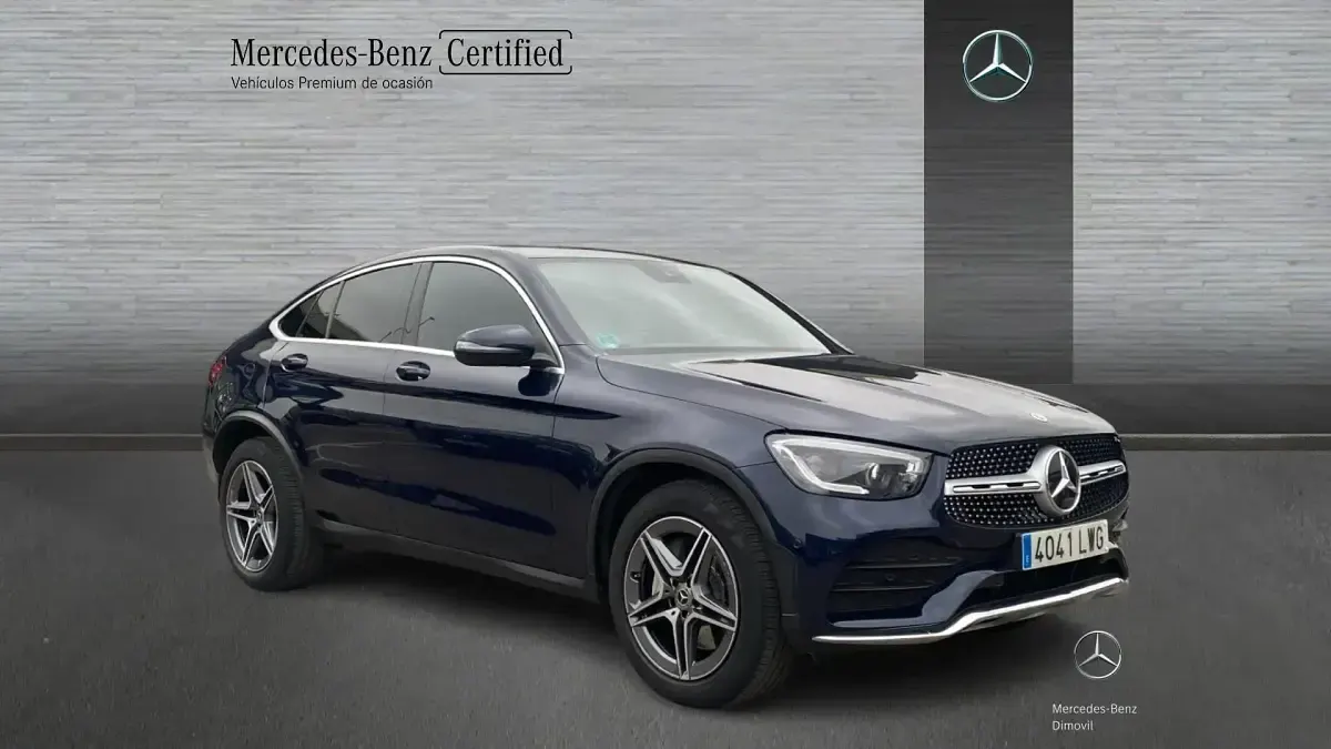 Usado Mercedes GLC300 245 CV (180 kW) 2021 Azul SUV