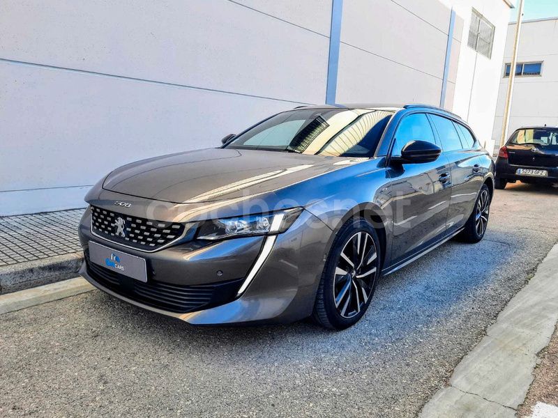 Gris / plata Usado 2021 Peugeot 508 GT Familiar | 18.490 € (Precio justo) - Imagen 1/4