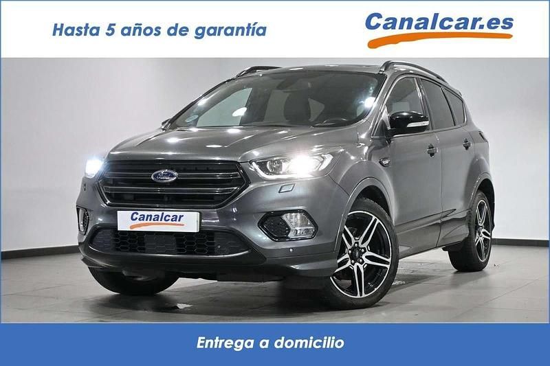Gris Usado 2019 Ford Kuga ST-Line SUV | 13.331 € (Un poco caro) - Imagen 1/4