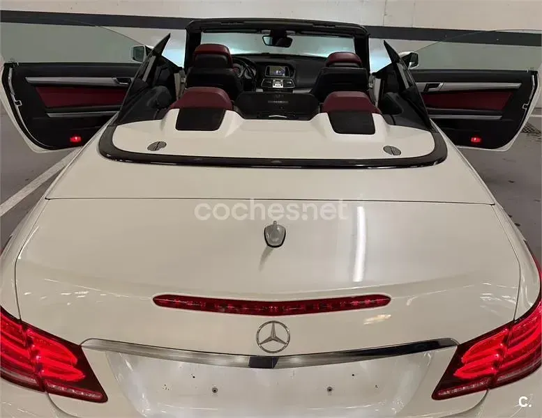 Usado Mercedes E220 170 CV (125 kW) 2014 Blanco Descapotable