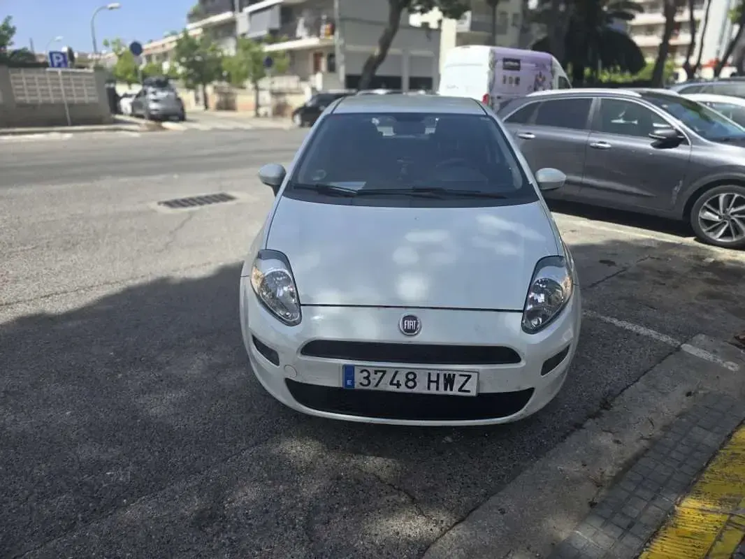 Usado Fiat Punto Lounge 69 CV (50 kW) 2014 Blanco Utilitario