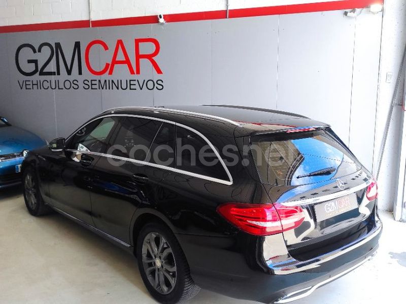 Usado Mercedes C220 Avantgarde 170 CV (125 kW) 2016 Negro Familiar