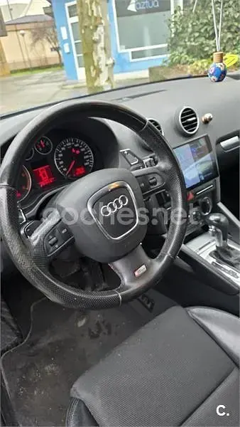 Usado Audi A3 Attraction 140 CV (102 kW) 2007 Azul Utilitario
