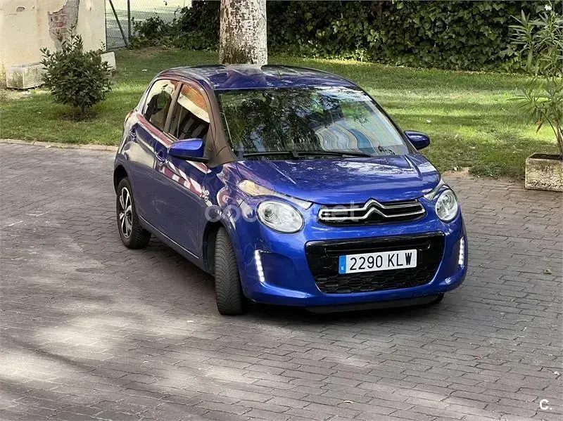 Usado Citroën C1 72 CV (52 kW) 2018 Azul Utilitario