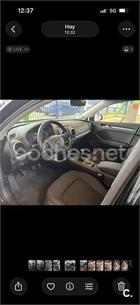 Usado Audi A3 Advanced 110 CV (80 kW) 2016 Negro Berlina