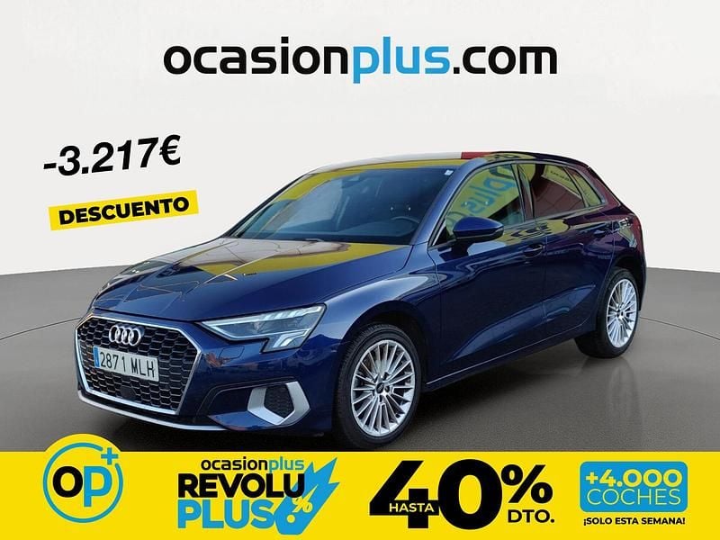Usado Audi A3 Advanced Plus 116 CV (85 kW) 2023 Azul Berlina