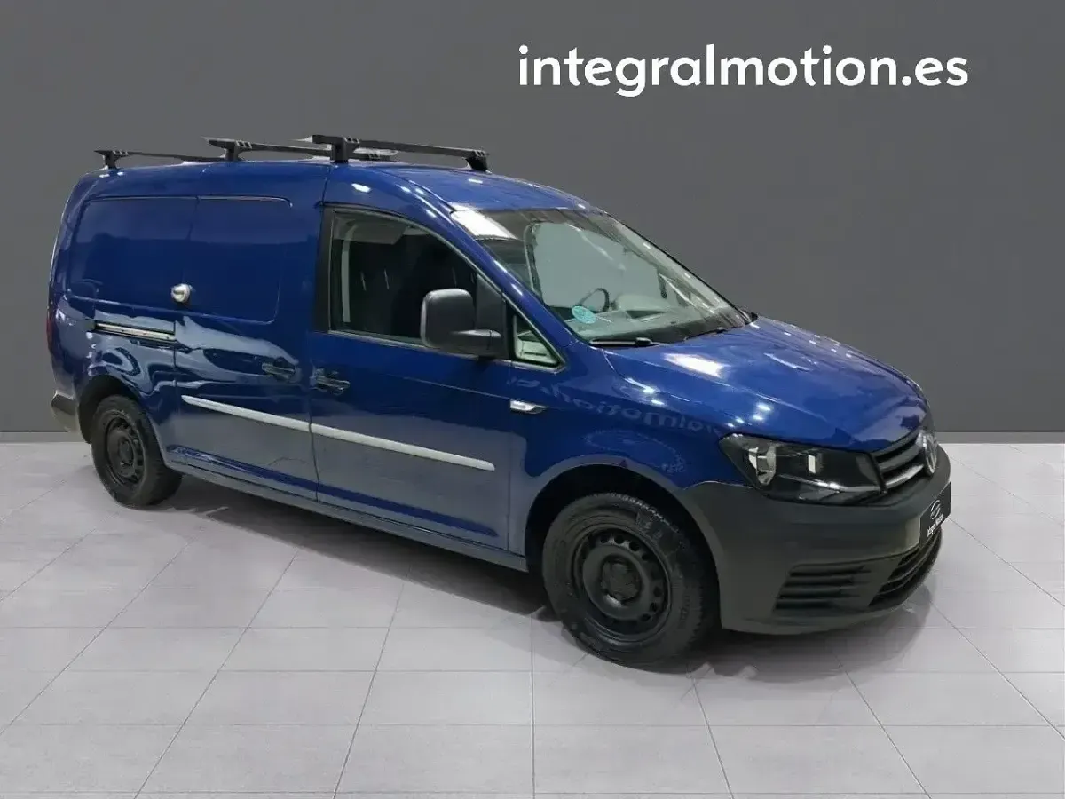 Usado VW Caddy 102 CV (75 kW) 2019 Azul Monovolumen