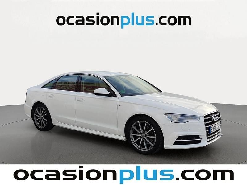 Usado Audi A6 S-Line 190 CV (139 kW) 2018 Blanco Berlina
