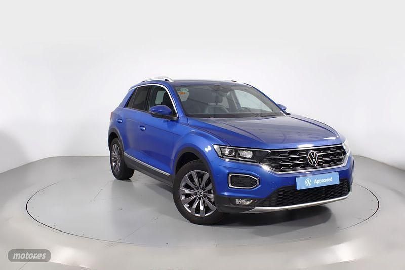 Azul Usado 2021 VW T-Roc Sportline SUV | 24.800 € (Precio justo) - Imagen 1/4