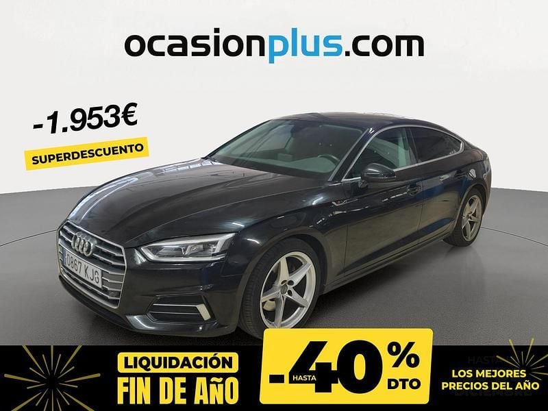 Negro Usado 2018 Audi A5 Sport Berlina | 21.490 € (Buen precio) - Imagen 1/4