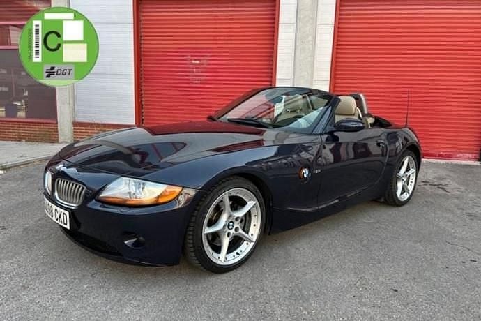 Azul Usado 2003 BMW Z4 Descapotable | 15.500 € (Precio justo) - Imagen 1/4