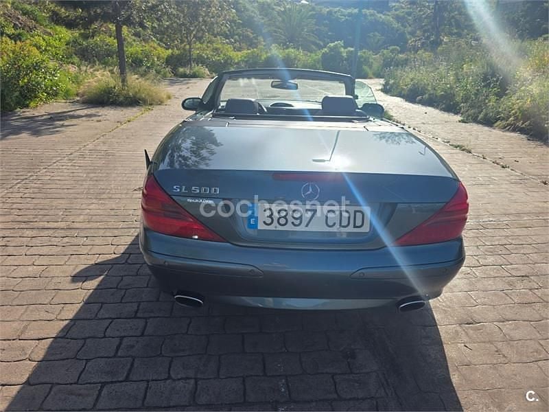 Usado Mercedes SL500 306 CV (225 kW) 2003 Verde Descapotable