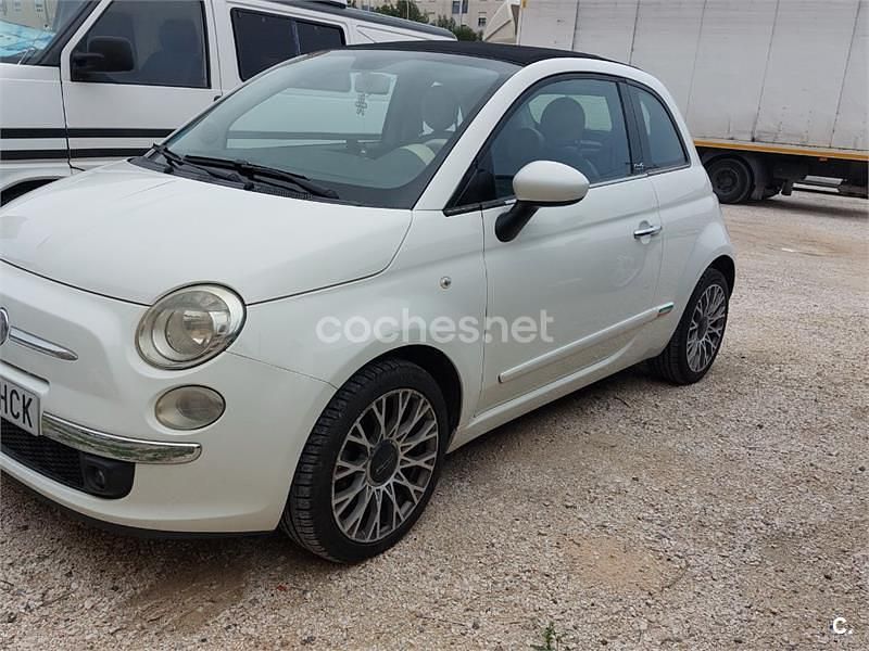 Usado Fiat 500C Lounge 69 CV (50 kW) 2012 Blanco Descapotable