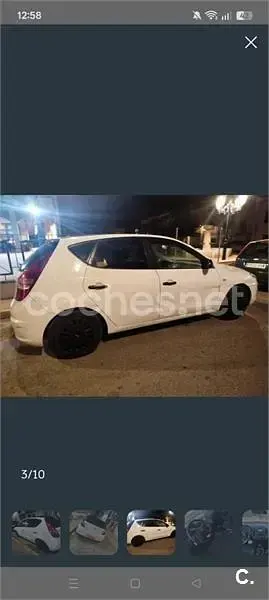 Usado Hyundai i30 Comfort 109 CV (80 kW) 2009 Blanco Berlina