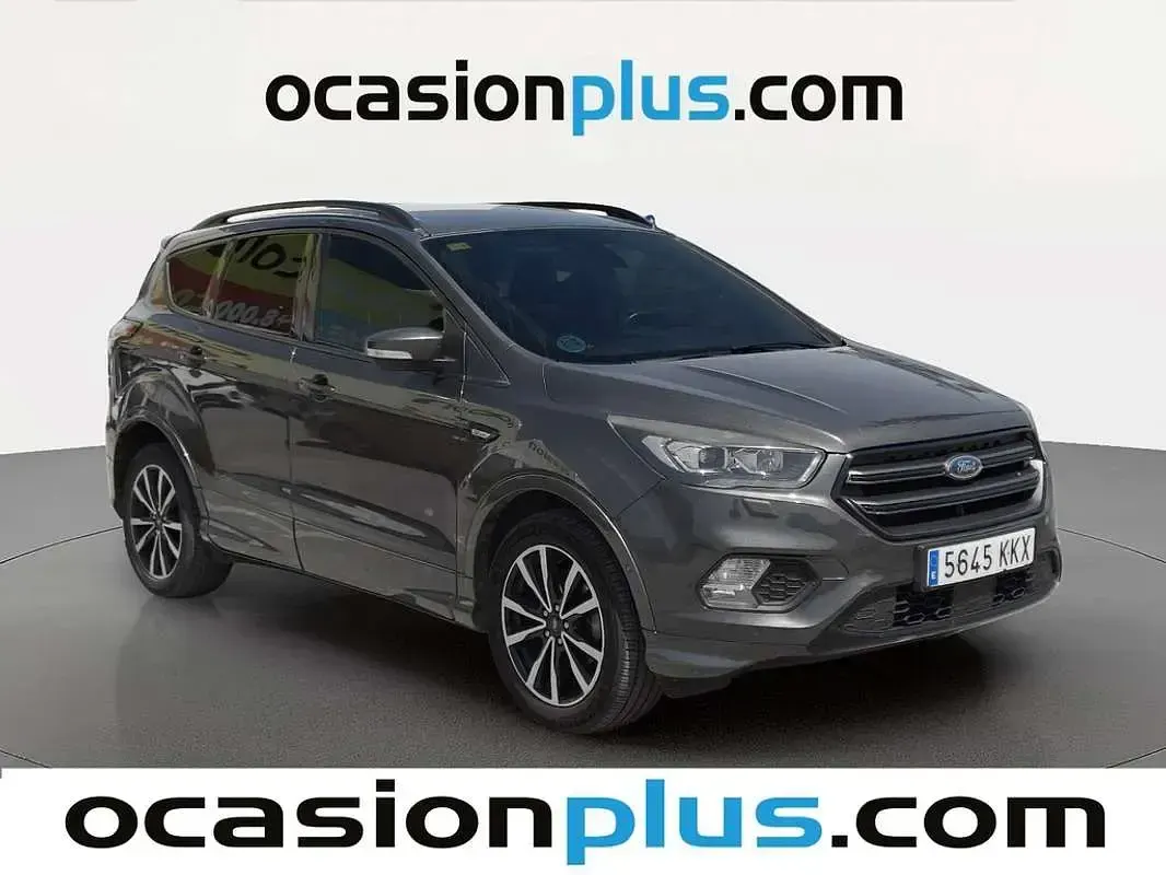 Usado Ford Kuga ST-Line 120 CV (88 kW) 2018 Gris SUV