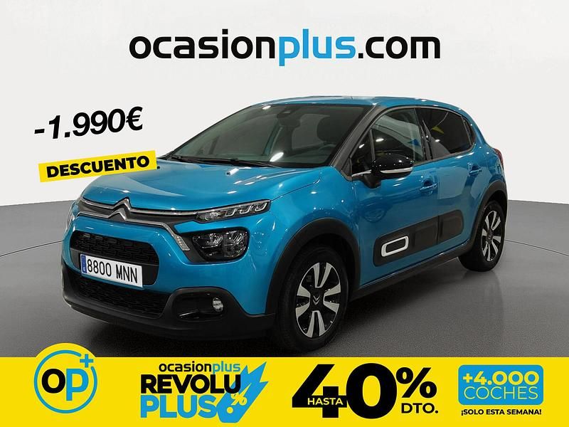 Usado Citroën C3 PureTech 110 CV (80 kW) 2024 Azul Berlina