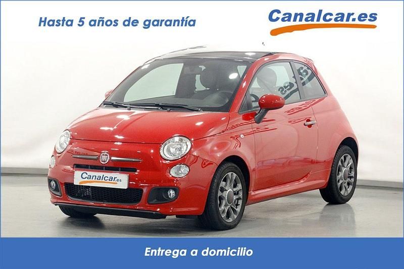 Usado Fiat 500 Lounge 95 CV (69 kW) 2013 Rojo Utilitario