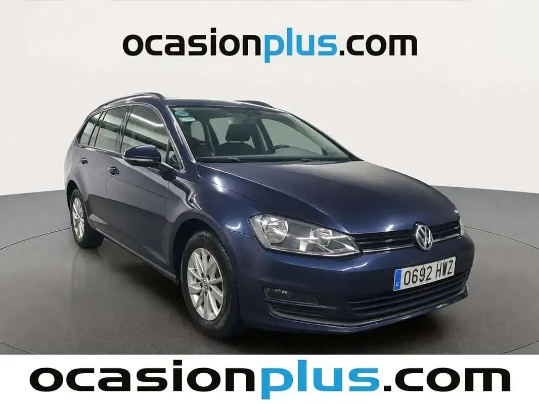 Usado VW Golf VII Edition 105 CV (77 kW) 2014 Azul Familiar
