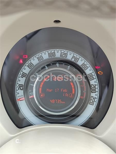 Usado Fiat 500 69 CV (50 kW) 2014 Rojo Berlina