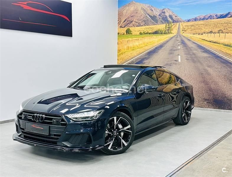 Usado Audi A7 Sportback 286 CV (210 kW) 2019 Azul Utilitario
