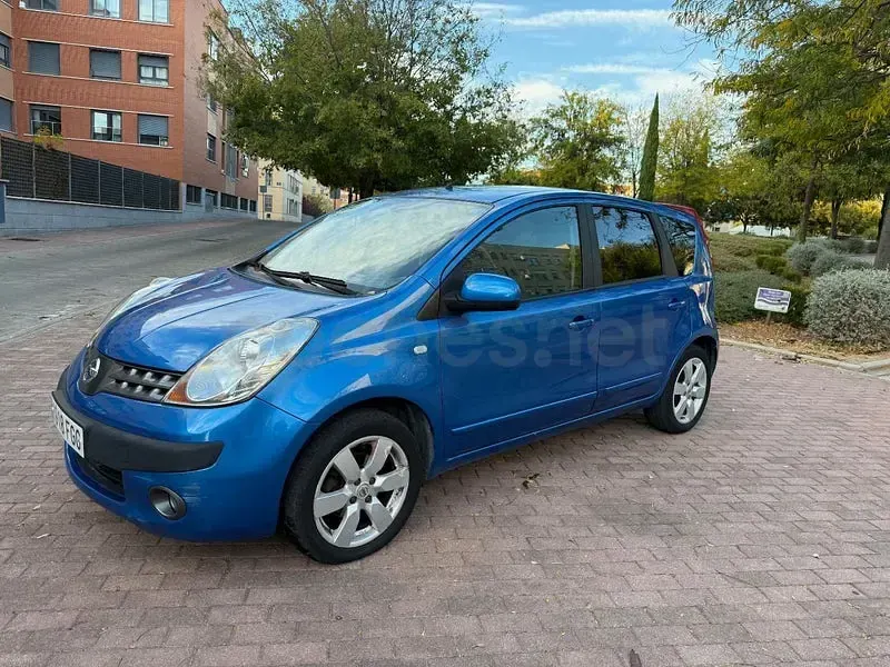 Begagnad Nissan Note Tekna 110 HK (80 kW) 2007 Blå Halvkombi