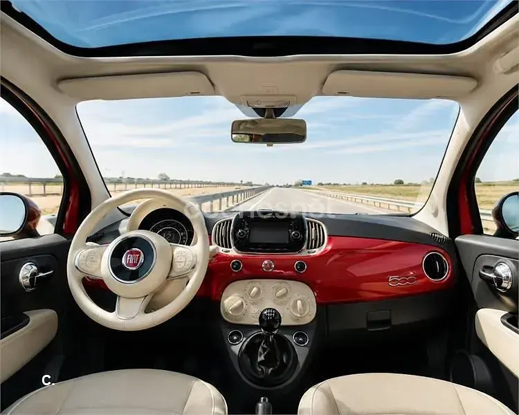Usado Fiat 500 Lounge 69 CV (50 kW) 2019 Rojo Berlina