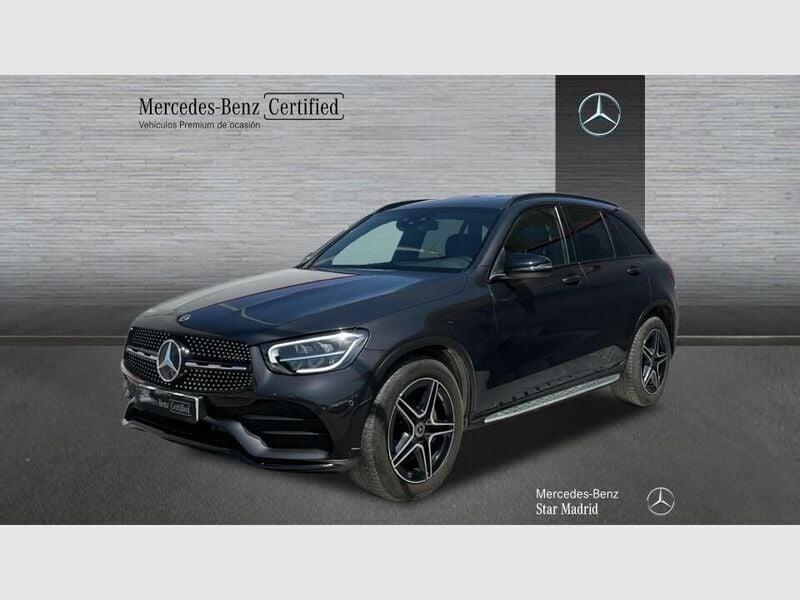 Verde Usado 2021 Mercedes GLC200 AMG line SUV | 37.990 € (Buen precio) - Imagen 1/4