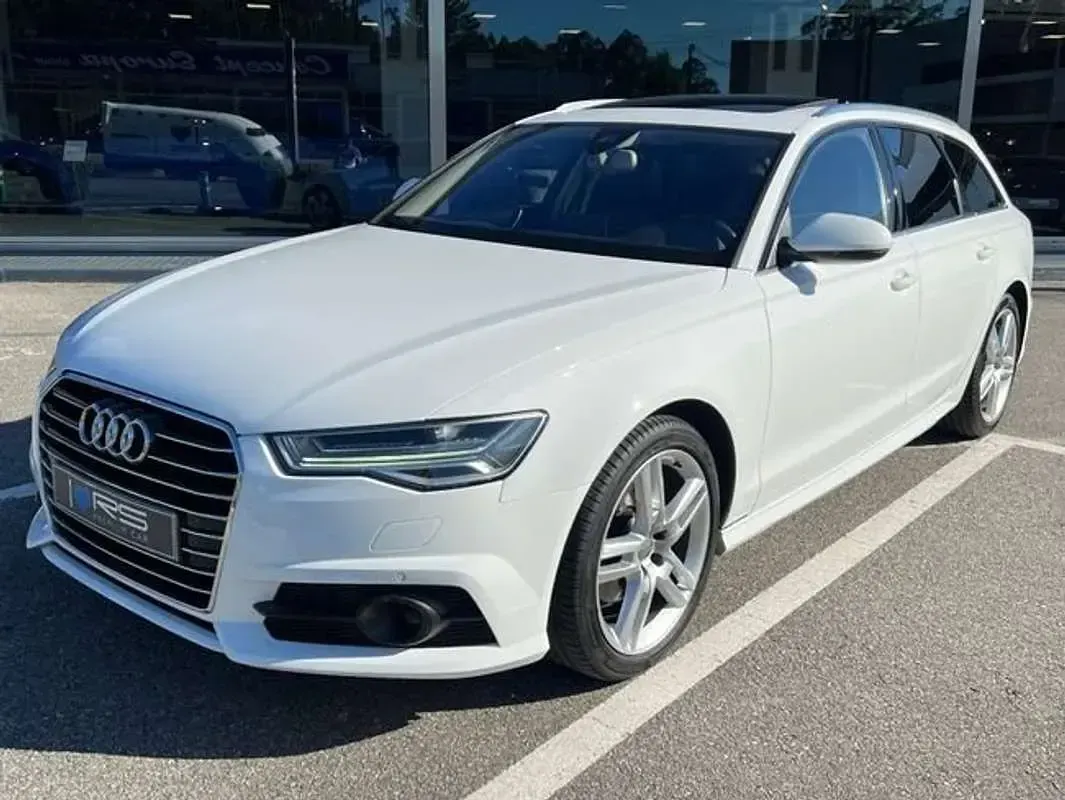 Usado Audi A6 S-Line 190 CV (139 kW) 2018 Blanco Familiar