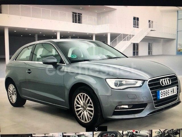 Gris / plata Usado 2014 Audi A3 Ambition Berlina | 11.900 € (Buen precio) - Imagen 1/4