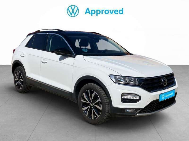 Blanco Usado 2021 VW T-Roc Advance SUV | 23.900 € (Un poco caro) - Imagen 1/4