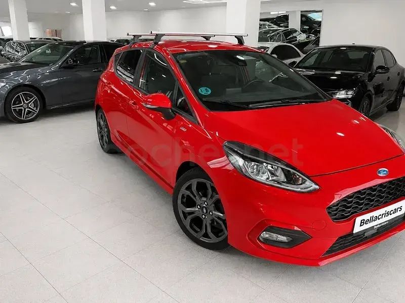 Usado Ford Fiesta ST-Line 140 CV (102 kW) 2018 Rojo Utilitario