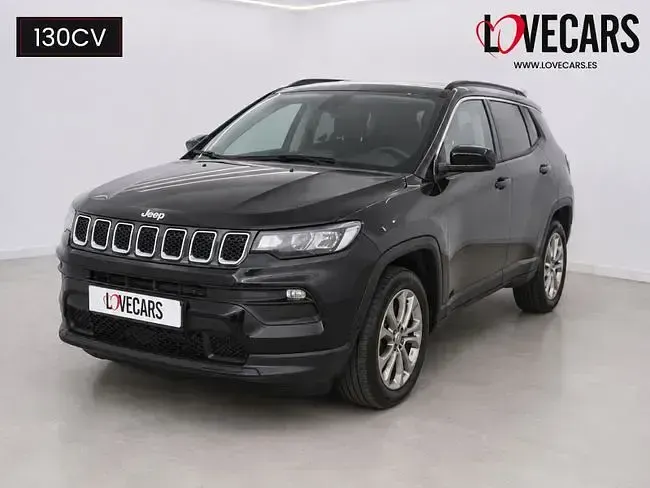 Usado Jeep Compass Longitude 130 CV (95 kW) 2022 Negro SUV