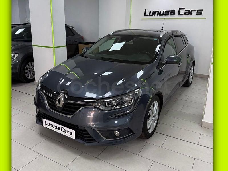 Usado Renault Mégane GrandTour Business 95 CV (69 kW) 2019 Azul Familiar
